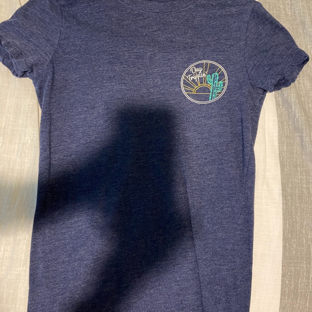 navy blue t-shirt